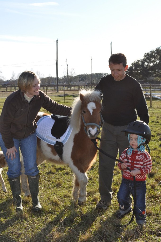 Maquenio with his adopters.